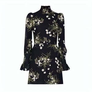 Reformation Archie Mini Dress In Veuve